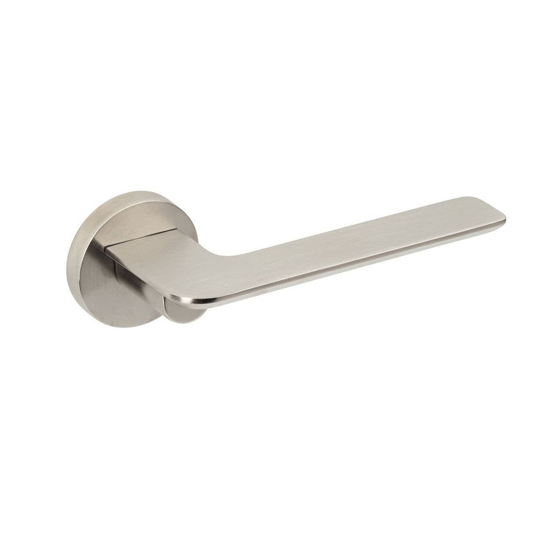 Dummy Satin Nickel Lever Set Mucheln