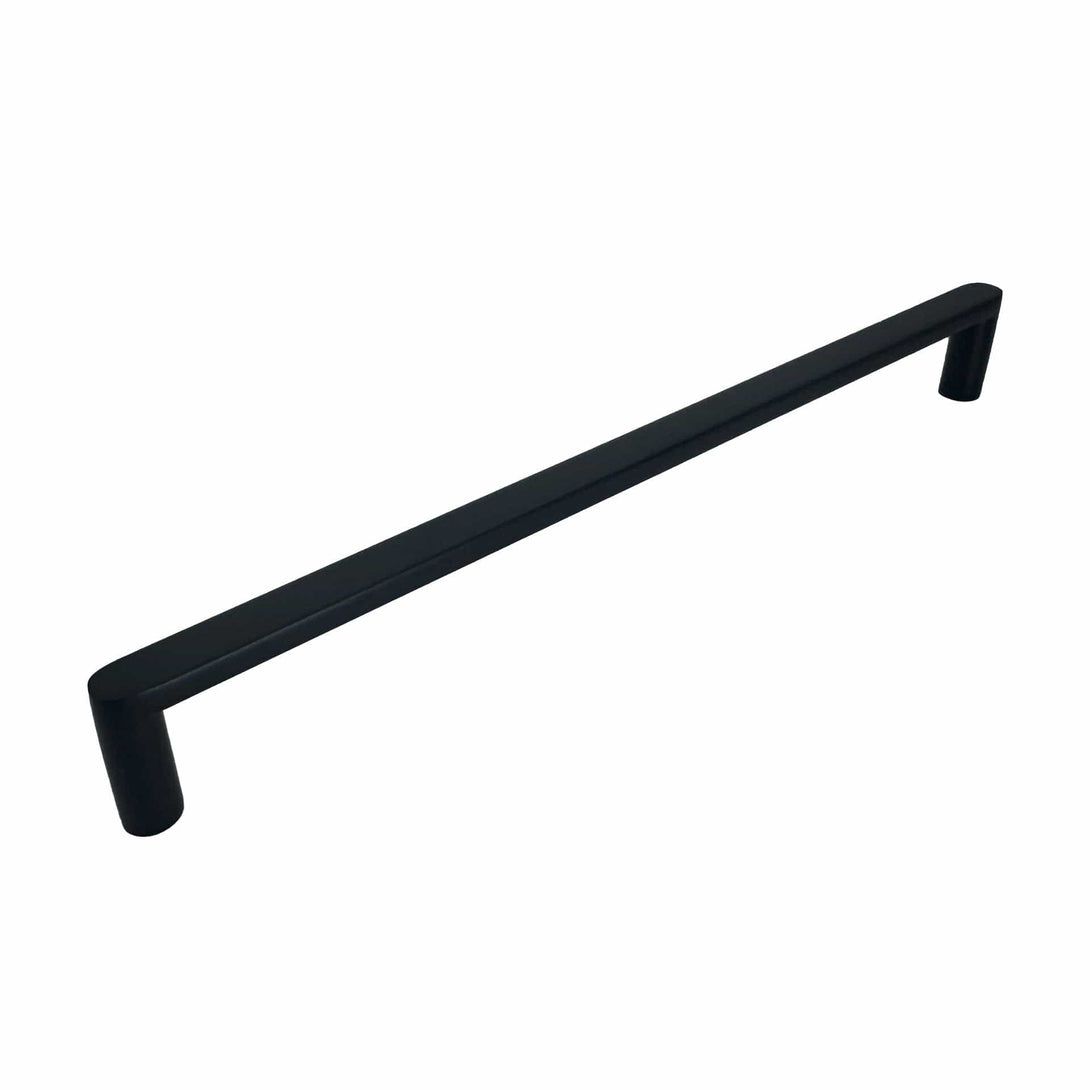 Matte Black Curved Edge Cupboard Handle
