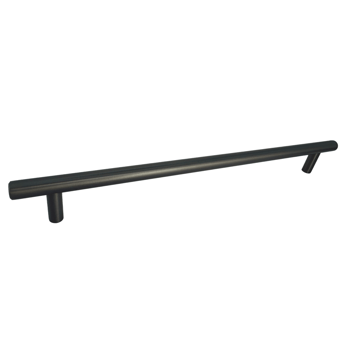 Gunmetal Grey Rounded Cupboard Handle 256mm