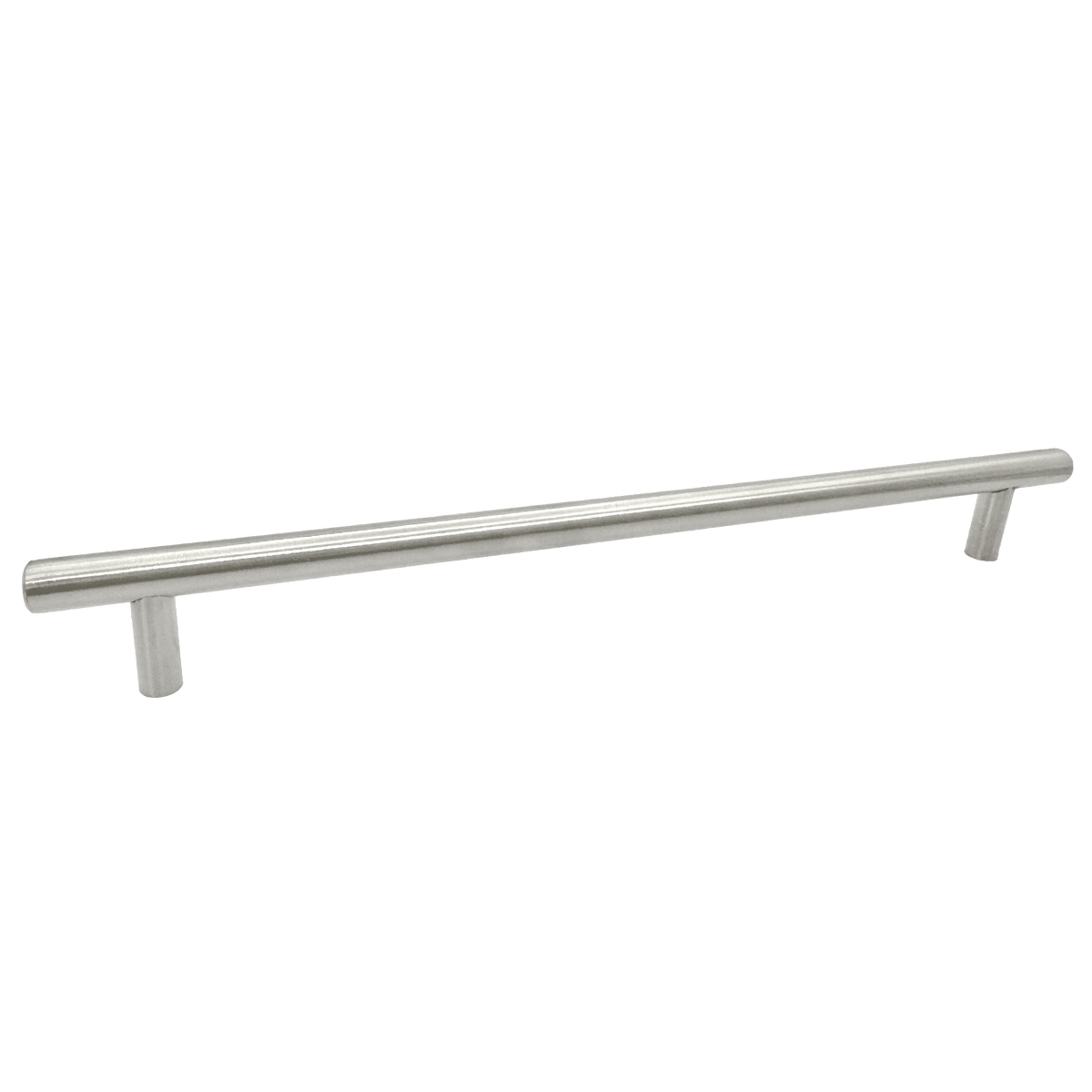 Satin Nickel Rounded Cupboard Handle 256mm
