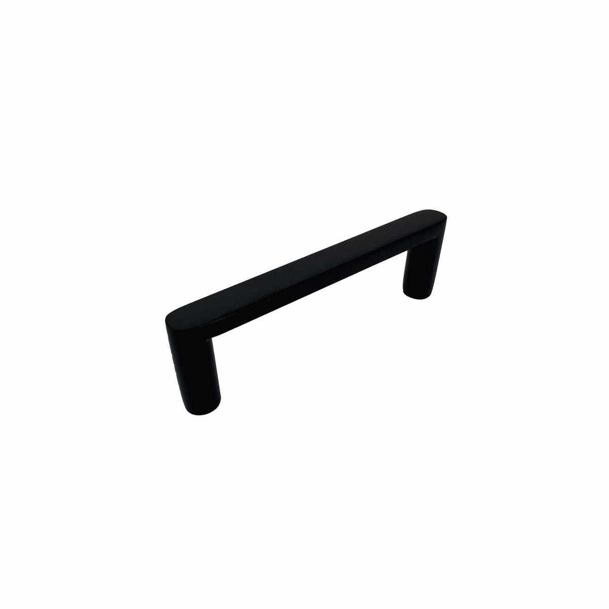 Matte Black Curved Edge Cupboard Handle