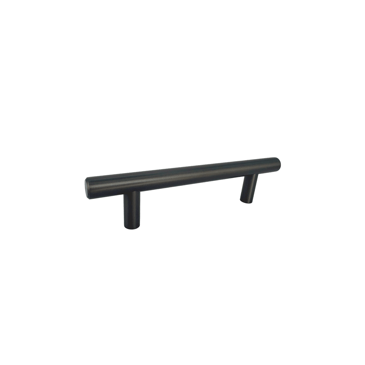Gunmetal Grey Rounded Cupboard Handle 96m
