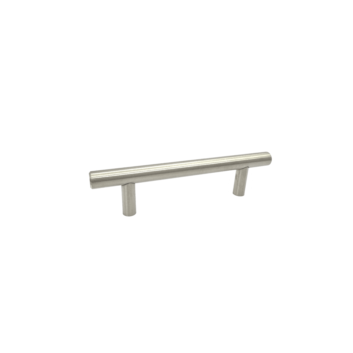 Satin Nickel Rounded Cupboard Handle 96mm