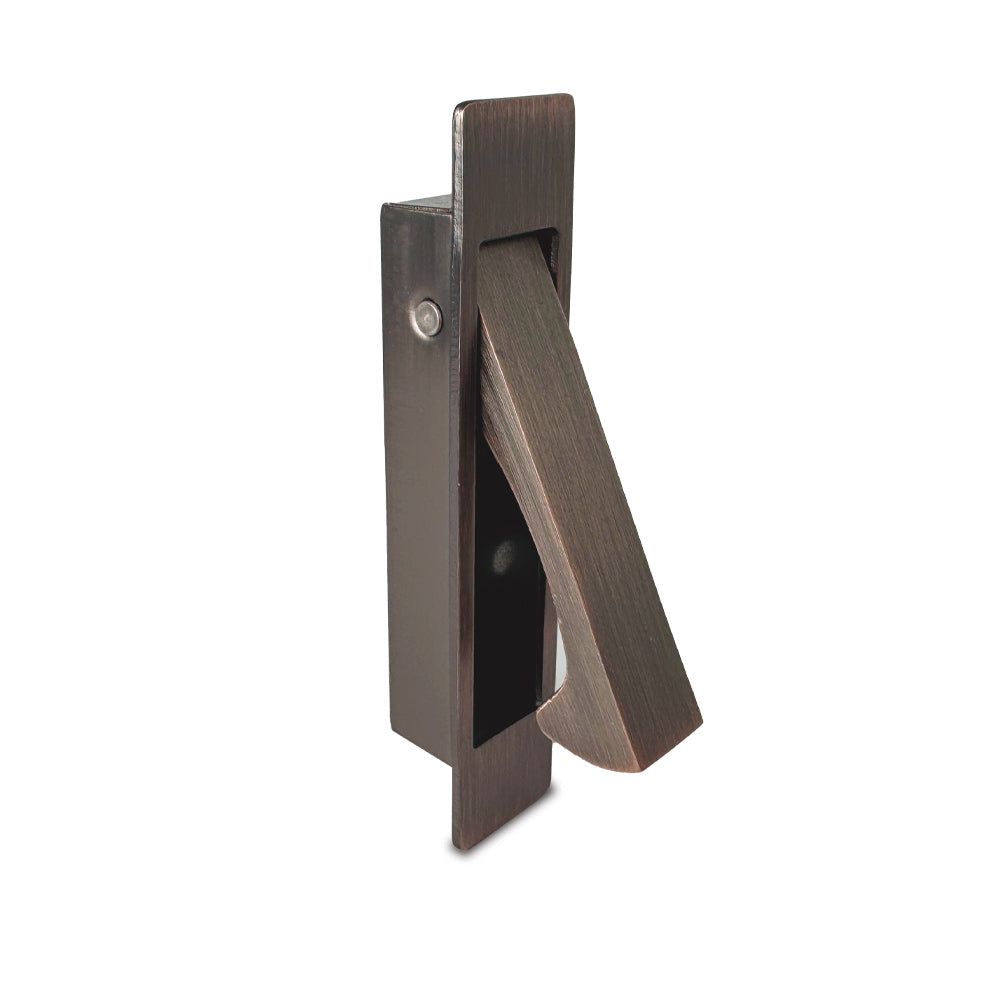 90mm Antique Bronze Concealed Flush Pull Handle