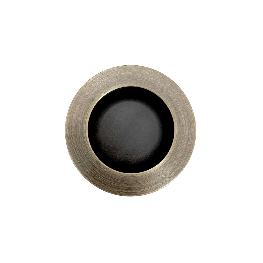 Mucheln Antique Bronze 50mm Flush Pull Round
