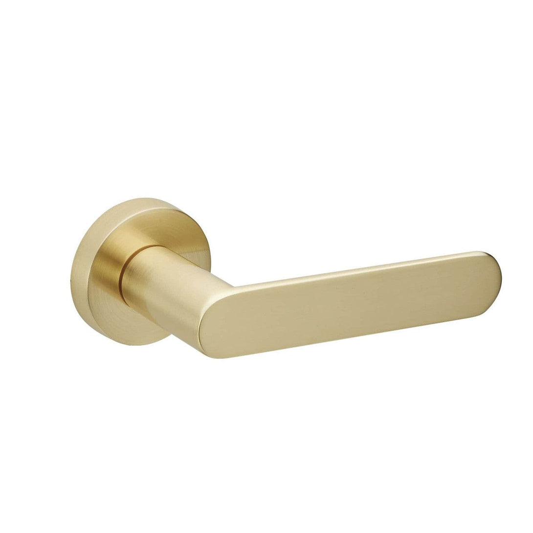 Brushed Brass Dummy Handle Euro