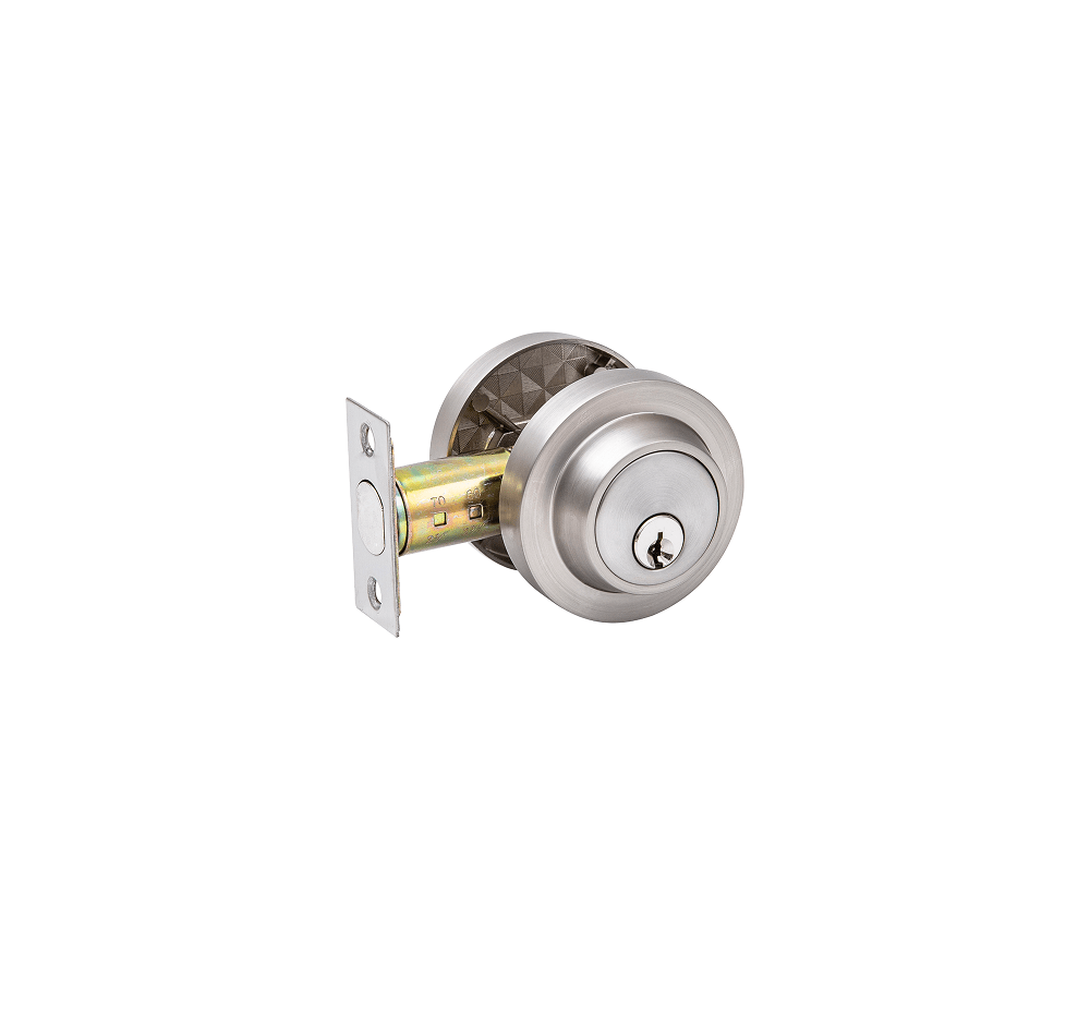 Mucheln satin nickel deadbolt