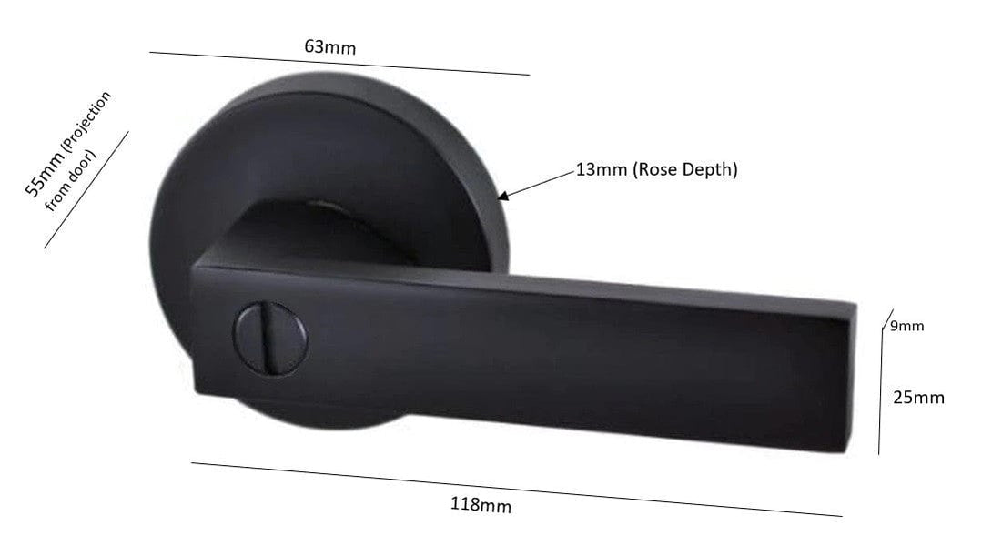 lonsdale privacy round black dimensions