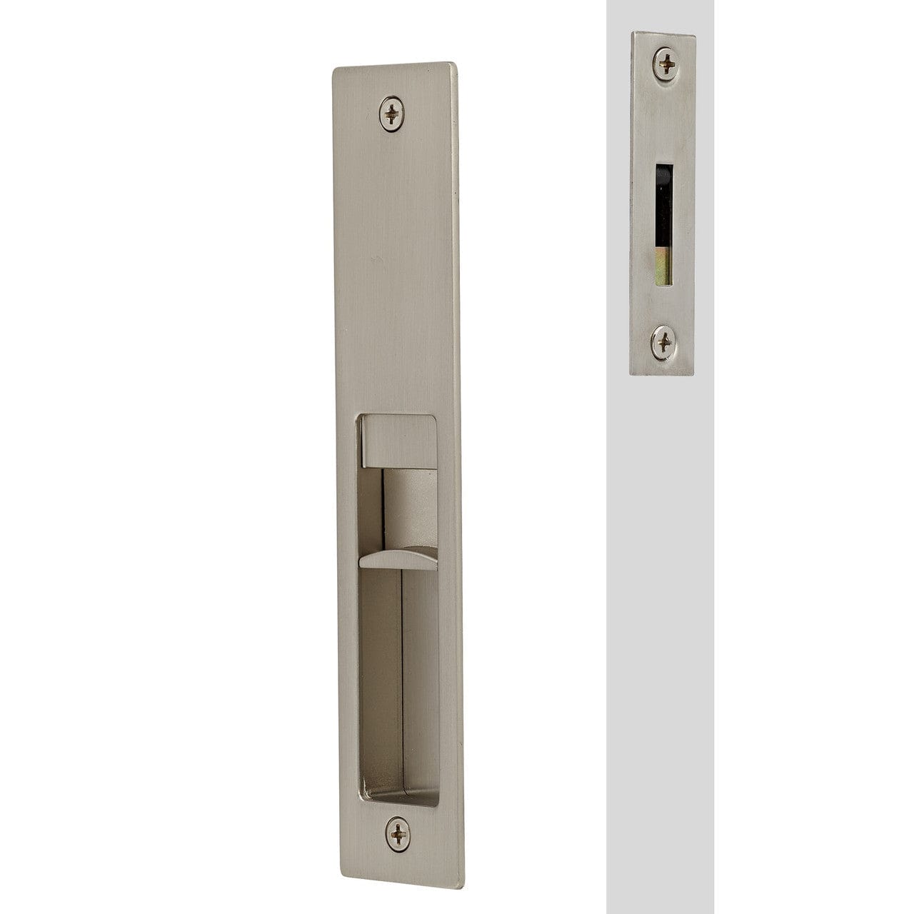 Duke Privacy Set Satin Nickel Sliding Door Privacy Set I Mucheln Duke Series ...