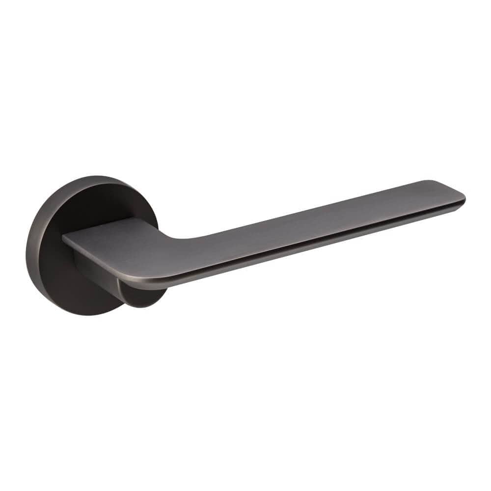 Gunmetal Grey Passage Door Handle 52mm Mucheln Edge Series gunmetal-grey-passage-door-handle-52mm-mucheln-edge-series