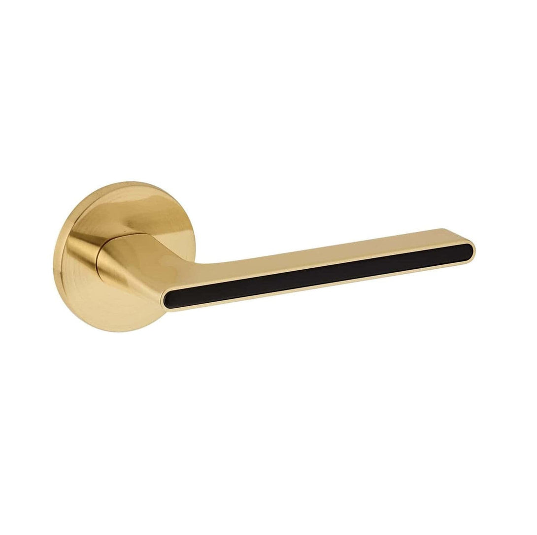 Vanquisher Brushed Brass Mucheln Passage Set