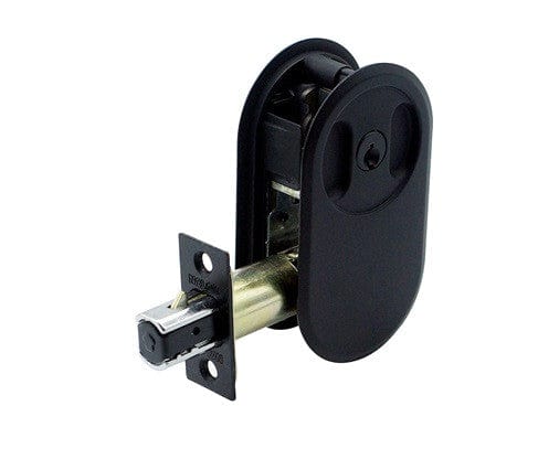 Button Lock Slider Matte Black Round Lockable Cavity Slider I N2Lok – Hardwarebox NZ