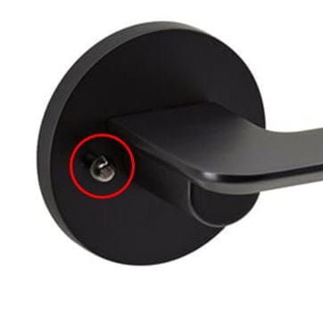 black privacy pin