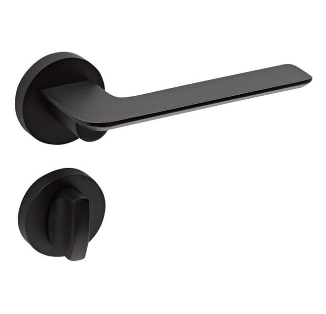 black privacy handle bathroom snib