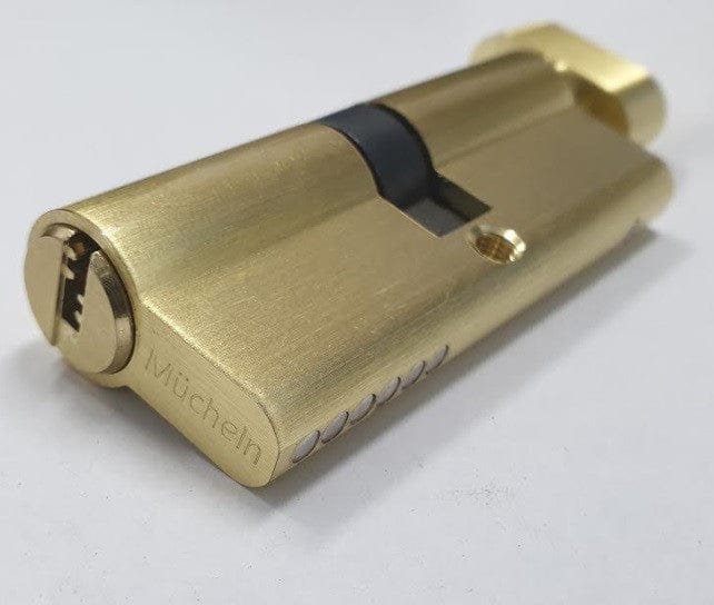 brushed brass cylinder muchlen