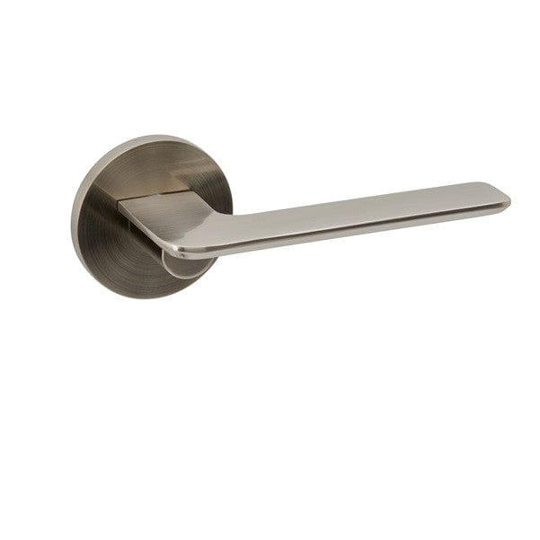 50mm hole satin nickel door handle passage