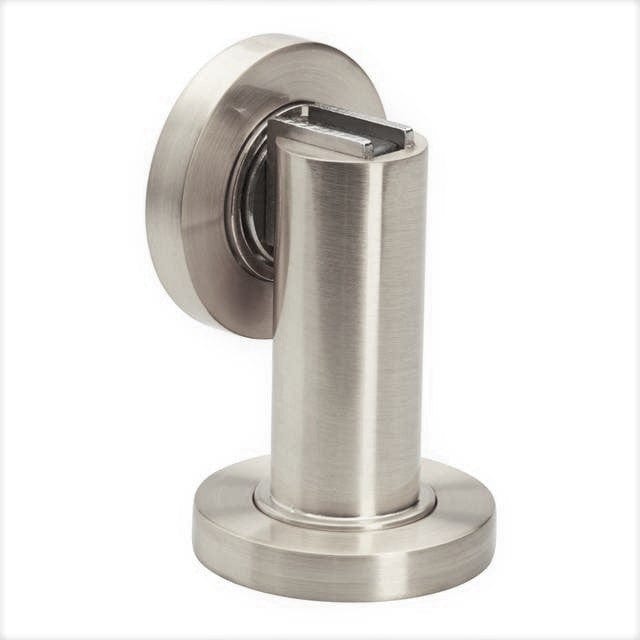 satin nickel magnetic door stop